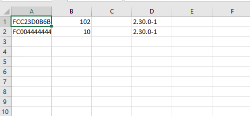 Save CSV dialog