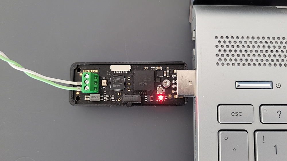 Select device and blink LED